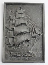 Gorch Fock Eisenguss Plakette