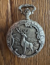 Hirsch Motiv Uhr Taschenuhr