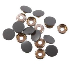 T4 Westfalia Druckknöpfe, grau, Set mit 10 Stück, Verglnr. 255070015G