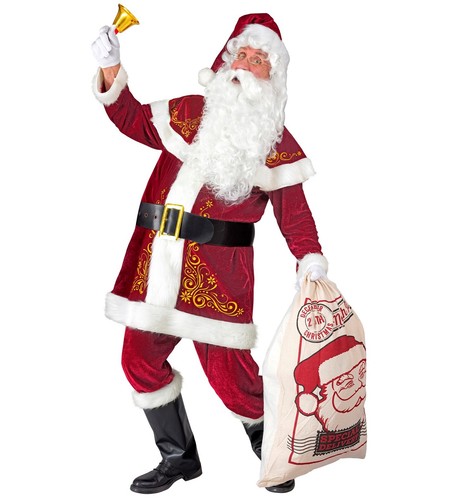 Bordeauxroter weihnachtsmann - bordeauxroter,