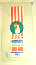 Original DDR Broiler ausgenommen Tüte VEB Geflügelwirtschaft Dresden