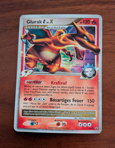 Pokémon tcg glurak x - pokémon, lv.
