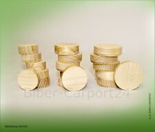 Querholzplättchen Lärche Fichte Konus-Plattl Konusplättchen Holz-Stöpsel rund 