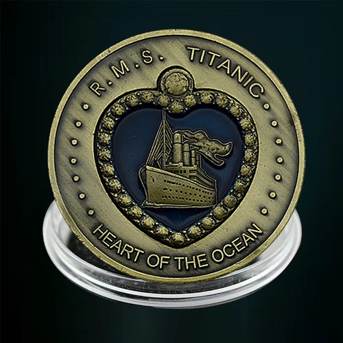 Titanic challenge coin - titanic,