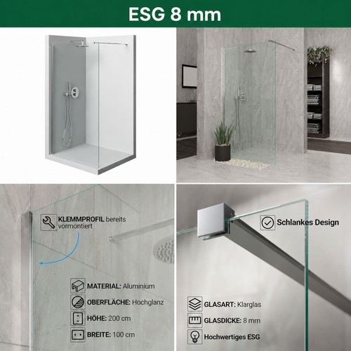 Walk duschwand diy - walk-in,