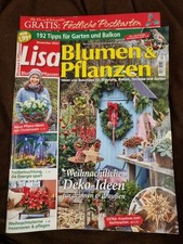Zeitschrift LISA Blumen&Pflanzen Dez. 2022: Weihnachtliche Deko-Ideen, Ilex