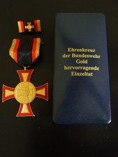 Bundeswehr ehrenkreuz gold - bundeswehr,