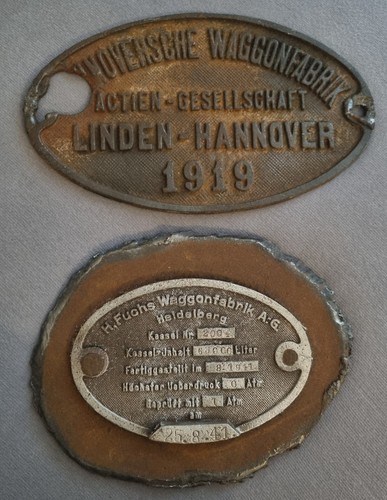 Original lokschilder - original, /