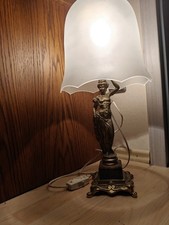 Tischlampe Glasschirm