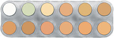 Camouflage Make-up-Palette CH mit 12 Farben