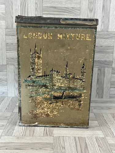 Vintage große tee - große, vorratsdose