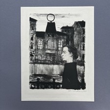 Arno Mohr Helene Weigel vor dem Theater am Schiffbauerdamm, 1971