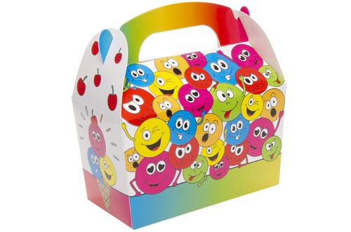 Geschenkbox lachgesicht - x,