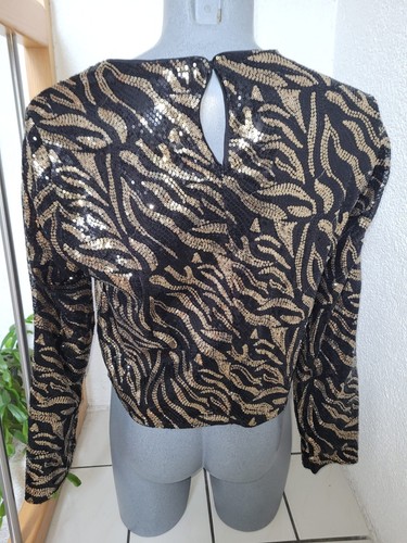 Elegantes pailletten top - elegantes, pailletten-top