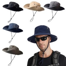 Sonnenhut Anglerhut Fischerhut Trekking Camping Reisen Outdoor UV Schutz Herren