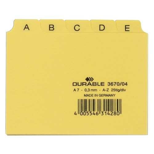 Durable karteikartenregister - durable,