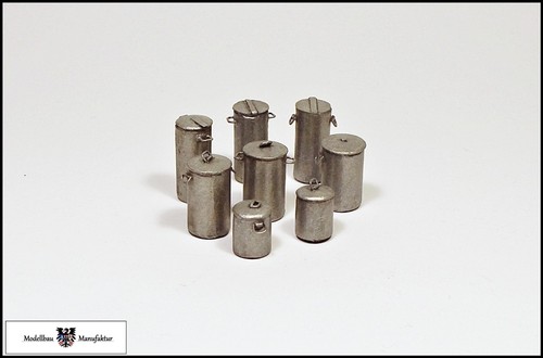 Blechtonnen set - blechtonnen,