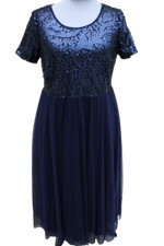 Sheego kleid blau abendkleid - sheego,