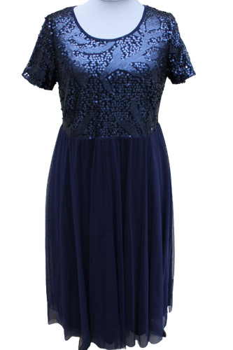 Sheego kleid blau abendkleid - sheego,