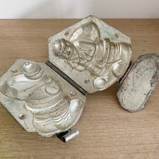 Alte Nikolaus Weihnachtsmann Giessform Schokoladenform Walter Berlin 9033 antik