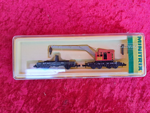 Minitrix wagon kranwagen - minitrix-,