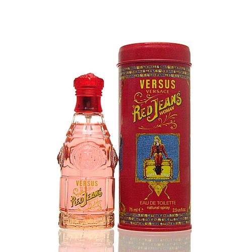 Versace red jeans woman eau - eau, de