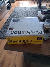 Sony PlayStation 1 Spielekonsole SCPH-1002 + Controller Spiel Kabel getestet✅