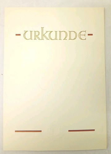 Ddr urkunden blanko mit - ddr,