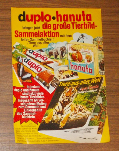 Seltene werbung ferrero duplo - werbung,