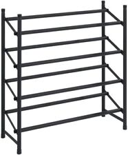 WENKO Teleskop Schuh Schrank Regal HERO 62-115 cm ausziehbar Garderoben Ständer