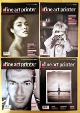 fine art printer  Zeitschrift Magazin Kpl. Jahrgang 2014 / 4 Hefte