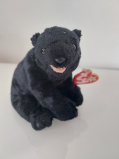 Ty Beanie Babies "Cinders" Date of birth April 30, 2000 unbespielt Handmade Bär