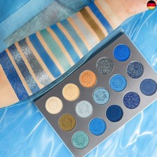 Blau Lidschatten Palette Matt