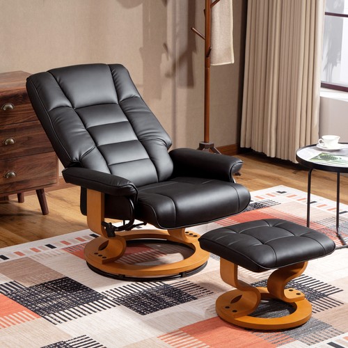 Homcom relaxsessel mit - mit, hocker