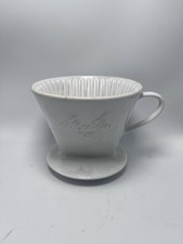 MELITTA PORZELLAN KAFFEE FILTER 102 WEISS / 1 LOCH