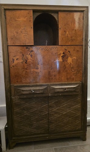 Art déco schrank - schrank, sekretär
