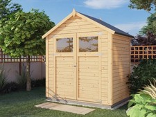 Gartenhaus Sylta 1 14 mm natur