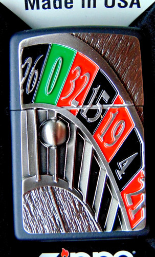 Original zippo roulette emblem - zippo,