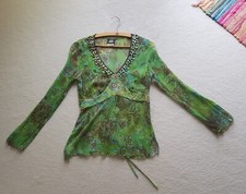 Seidenbluse Gr.40 Apfelgrün von Madeleine