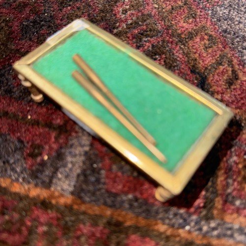 Vintage messing billardtisch - vintage,