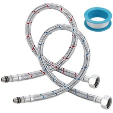 2er Edelstahl Flexschlauch