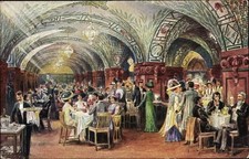 Künstler Ak Dresden Altstadt, Neues Rathaus, Rats Weinkeller,... - 3595312