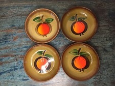 4 Vintage Dessert Teller Villeroy & Boch Gallo Calvados 18,5cm Obst Salatteller