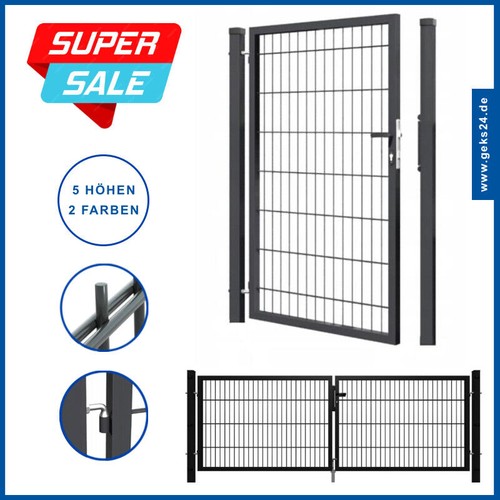 Gartentor metall - 1m, 3m
