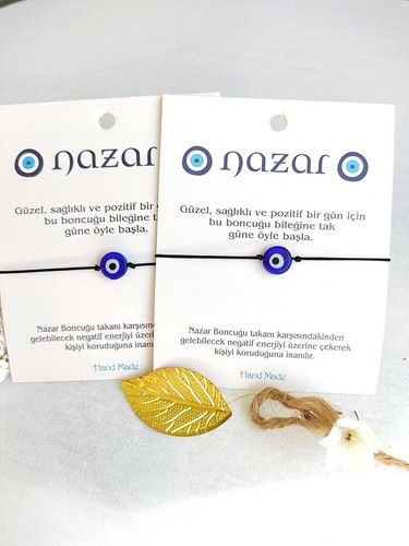 Nazar boncuk armband fusskette - nazar,