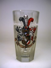 Studentika. Burschenschaft Alt-Germania Hannover (DB). Bierglas. 1910