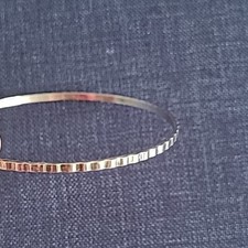 Silber Armreif, 925 FS, mit