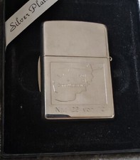 zippo silver plate edition