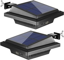 Solar Dachrinnenleuchte mit Bewegungsmelder 40LEDs Zaun Außen Licht Regenrinne