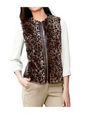 Webpelzweste Casual Look Damen